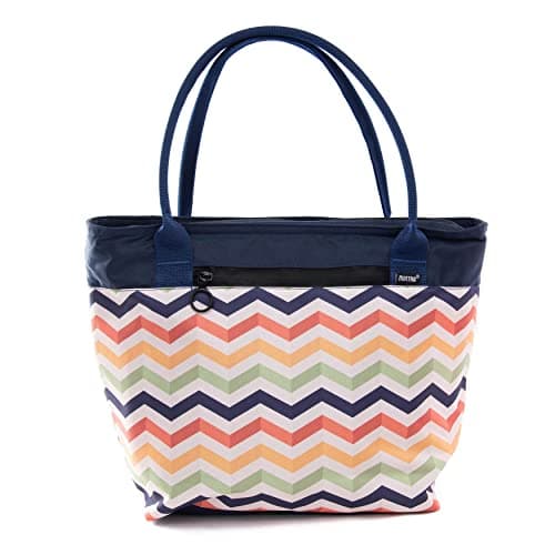 Mintra Ladies Printed Cooling Bag Small, Zigzag,(32 X 23 X 13 Cm) Ice chest