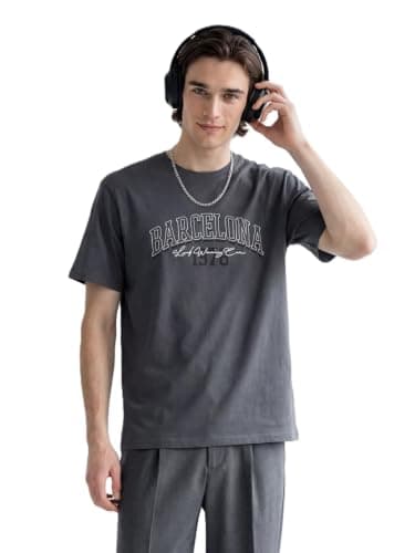 LC WAIKIKI Barcelona Printed Men's T-Shirt