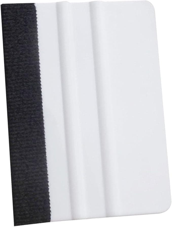 Car Vinyl Fiber Edge Squeegee Window Scraper with Felt Edge for Stickers and Films (1 Piece, 10cm) -aga