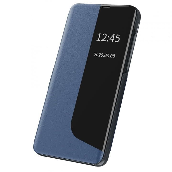 Back Case Cover Compatible with Honor 400 Case Flip Leather Cover Clear With Kickstand Phone Case Hard Flip Shockproof Protective Cover Compatible with Honor 400 (Blue)