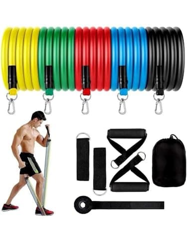 Resistance Band Set Resistance Band Gym Equipment for Home Workout Resistance Band for Workout Home Gym Equipment Exercise Band Stretch Band for Exercise Resistance Tube Resistance Band Set