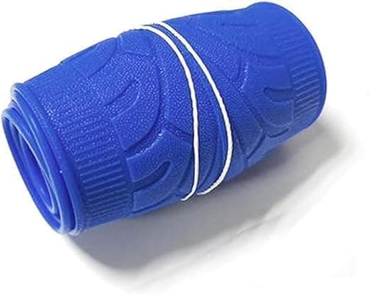 Steering Wheel Cover, Silicone Rubber Rubber Cover, Anti-Slip, Soft and Comfortable Touch, Suitable for All Cars, Blue Ribbed