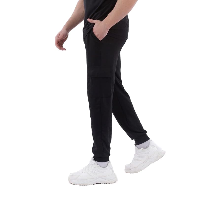 Men's Black Milton Baggy Pants pm01 black