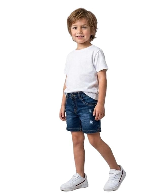 Pebeo Short Boys Jeans Fashion and Stylish Design Navy 14Y
