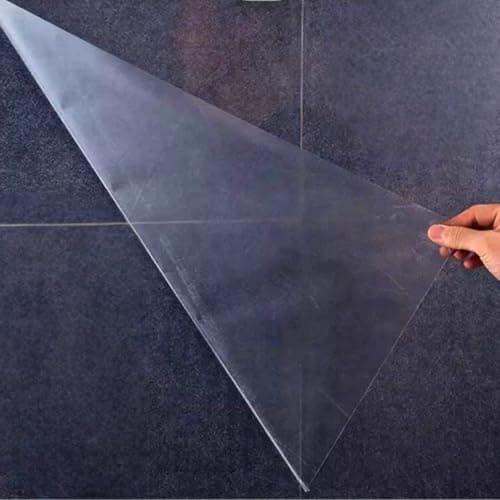 Clear Oil Splash Guard 90 x 60 Cm - Fits Stove or Ceramic - Protects Your Marble and Aluminum Kitchen Shelves, Removable Vinyl Film,Self-Adhesive Wallpaper Wall Protector,Peel and Stick Wallpaper
