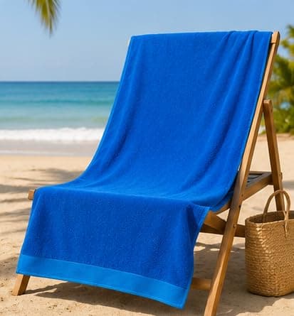 QBED Luxury Velvet Beach Towels Different Fashion Style - Size 90 x 180 cm - Fast Absorbent and Dry - Soft Bath & Beach Towels for Summer, Swimming and Trips (Code 6)