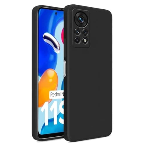High-quality Silicone Case Anti-Shockproof With A Modern, Streamlined Design And Inner Lining, Compatible with Infinix Note 11 Pro/Infinix Note 11s (Black) Cellular phone case