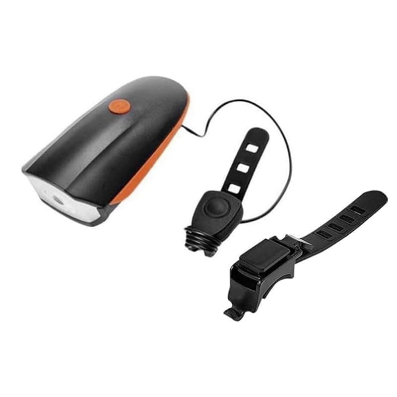 KaberTrade KaberTrade USB Rechargeable Bicycle Headlight with Multiple Sounds (USB Charging, Code:10070)