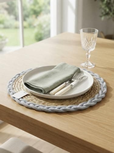 35cm Large Round Wicker Bubbles Heat Resistant Hot Pot Trivet Coaster