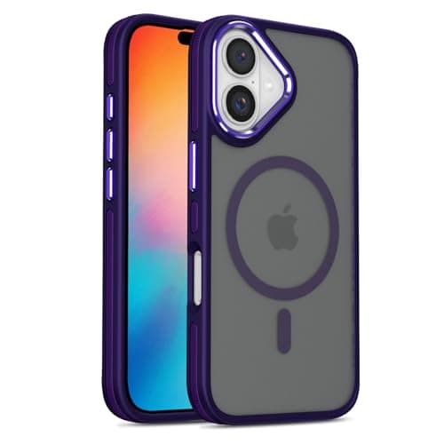 Hitaoyou Compatible with iPhone 16 Plus Case with Magsafe, iPhone 16 Plus Phone Case,Translucent Matte Back Slim Magnetic Cover for iPhone 16 Plus 6.7" Cellular phone case
