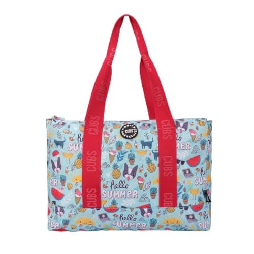 Cubs Shades of Summer VibesTote Double Tote bag