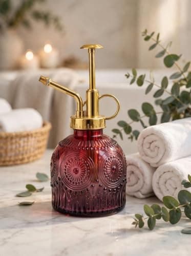Generic Glass spray bottle, Suitable for misting plants, or for use as an air freshener or home fragrance spray, Alcohol spray bottle, Available in multiple colors, .ho