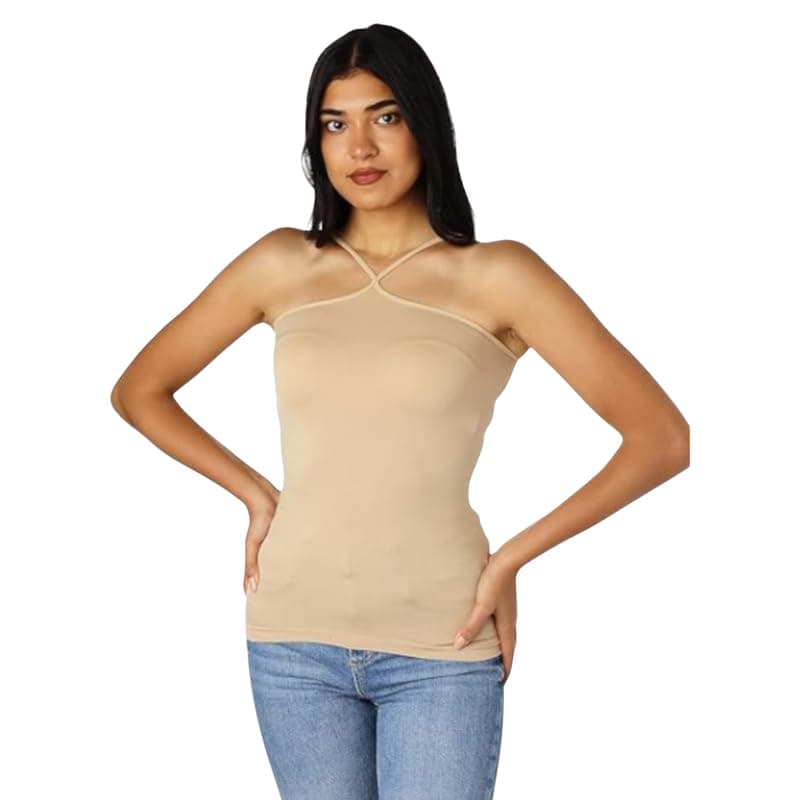Silvy Womens Donna Solid Tank Top Base Layer Top (pack of 1) Shirt