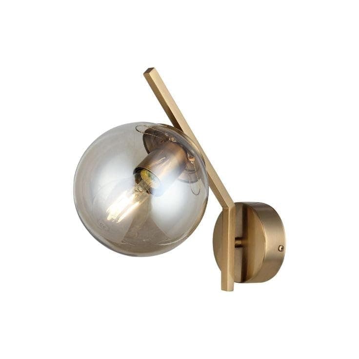 Generic Wall Sconce 1 Bulb Without Bulbs 20x15x20 cm Gold