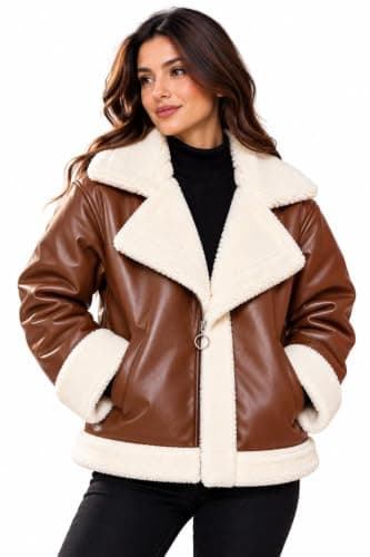 Women's Leather Oversize Jacket - Havan | Havan Color, Wide Cut Coat