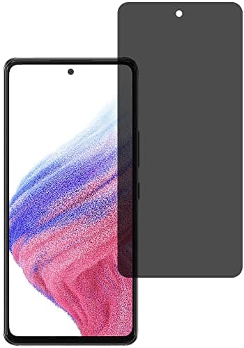 Al-HuTrusHi Privacy Screen protector compatible with Samsung Galaxy A53 5G Screen Protector Tempered Glass [Anti-Glare][HD Full Coverage][Easy Installation][Scratch Resistant][9H Hardness]…