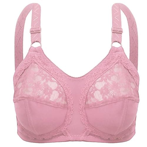 Lasso Womens Super Support Bra Cup D With Lace Bra