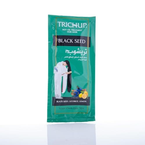 Trichup Black Seed Hot Oil Treatment Hair Mask (30ml) – Enriched with Black Seed Oil, Licorice & Lemon For Intensive Restoration & Damage Protection – Intensive Conditioning for Healthy & Strong Hair Conditioner