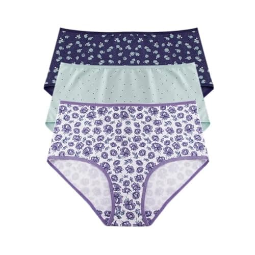 Milk Womens Wo'S Pack Of 3 Printed High Panties Underpants