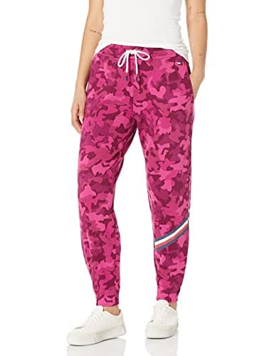 Tommy Hilfiger Women's Logo Jogger Pant, Nectar, L