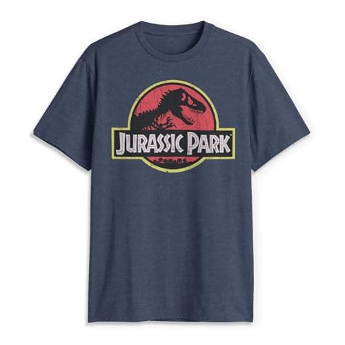 Jurassic Park Men's Classic Movie Logo T-Shirt