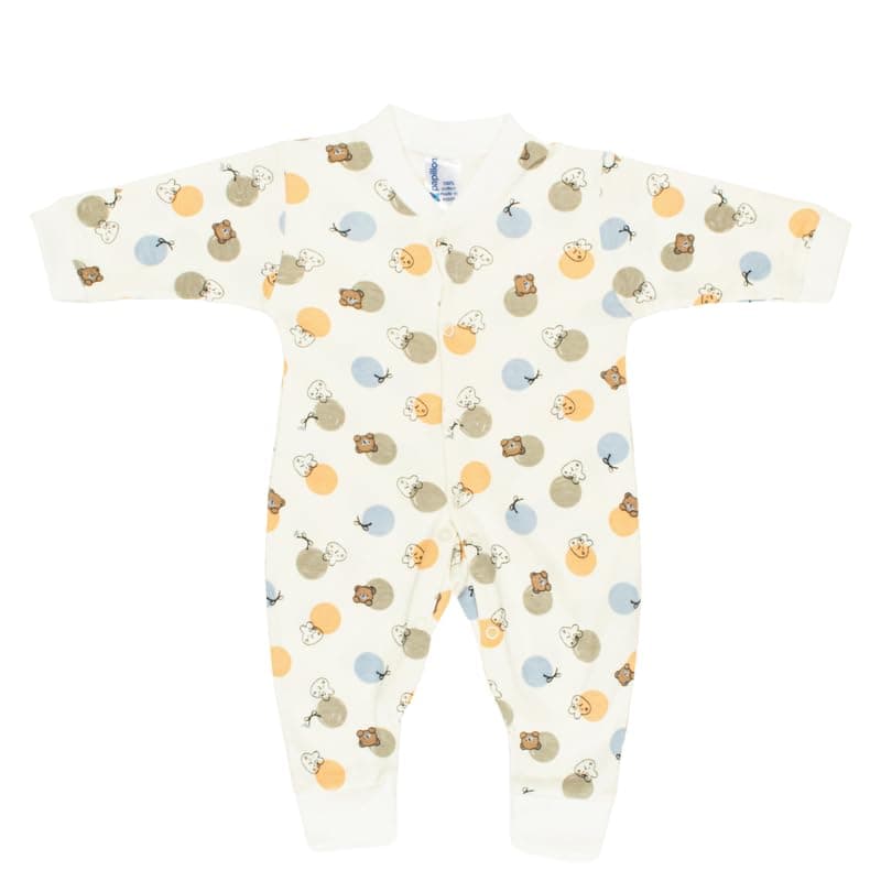 Papillon Unisex Long Sleeves Bodysuit Printed Shapes Baby & Toddler Sleepers (pack of 1) Sleepwear