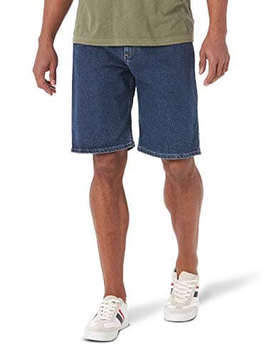 Wrangler Authentics Men’s Comfort Flex Waistband Jean Short, Dark Stonewash, 38