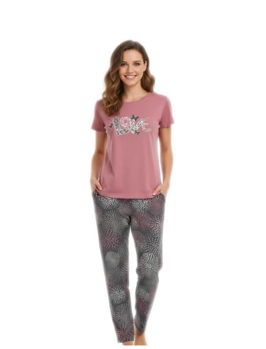 Cookies Love Print Pyjama Set Pajamas