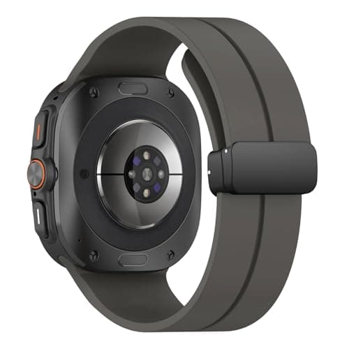 Compatible with Samsung Galaxy Watch Ultra Bands 47mm,Magnetic Silicone Band Compatible with Galaxy Watch 7 Ultra Band 2024 Replacement Strap Men Women Cellular phone case