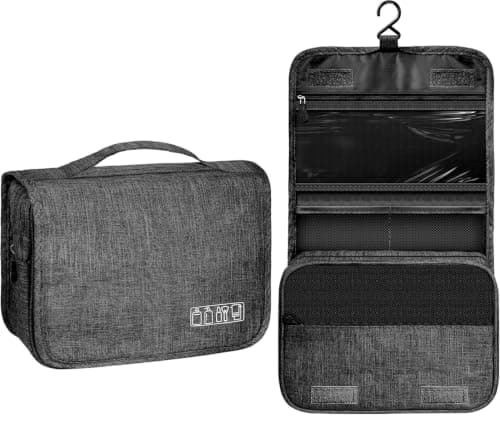 Hanging Makeup Organizer Bag with 10 Inner Pockets Travel Toiletry Case Cosmetic case