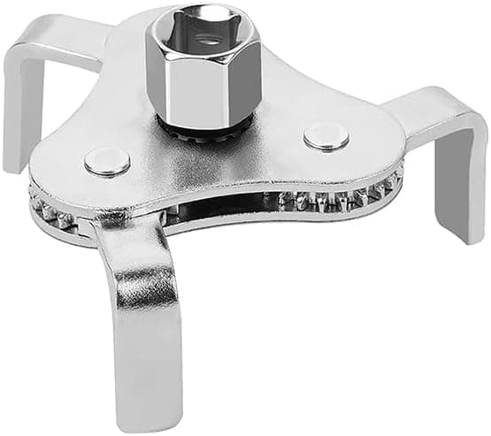 Oil Filter Removal Wrench (Clamp) Designed with 3 Jaws to Provide Strong Grip and Prevent Slipping During Use - AGA
