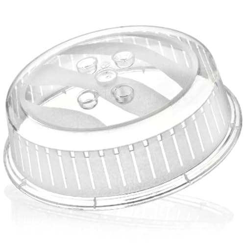 Plastic Microwave Plate Cover Food Splash Guard 26cm.