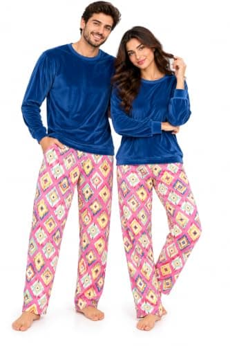 Details MIX CO PANT ROUND NECK PAJAMA For Unisex
