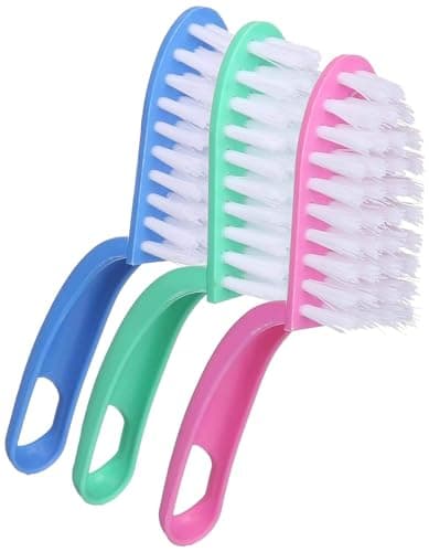 Plastic Fish Cleaning Brush Set, 3 Pieces - Multi Color