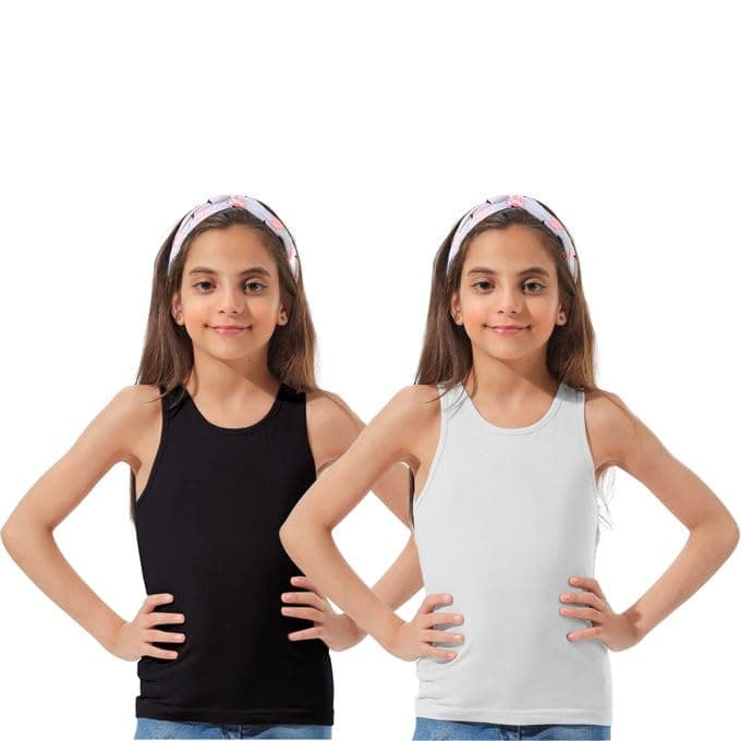 Bundle Of (2) Girls Tank Top Cotton Shirt