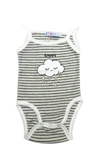 Bebo Modern Born Unisex Baby Salopet Suspender 12:18M Grey