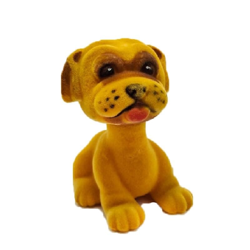 Dog Doll with Rocking Head for Car, Car Dashboard Decor, Cute Shape Design This Lovely Dog Doll for Car or Office Decoration (Bartqani, Code:9571) - By KaberTrade Figurine