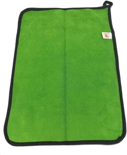Car Drying Towels, Microfiber Cleaning Cloth Towel Super Absorbent for Car Windows and Kitchen (34x56cm - Multicolor - 1 Piece) - KaberTrade