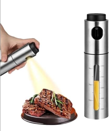 Stainless Steel Oil Sprayer Fine Mist for Healthy Cooking BBQ Roasting Bottle