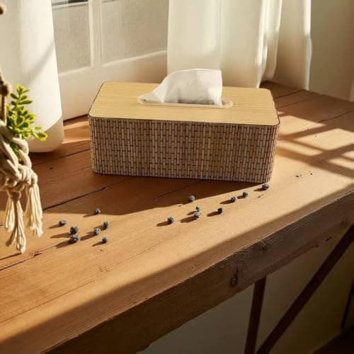 Generic Wooden tissue box, .sa