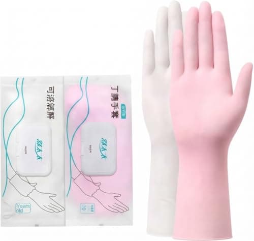30 Pcs Silicone Washing Gloves - Rubber Gloves for Washing Utensil, Cutting Vegetables and Fruits - Cut Resistant Material - Suitable for Kitchen Cleaning and Food Preparation Task KH