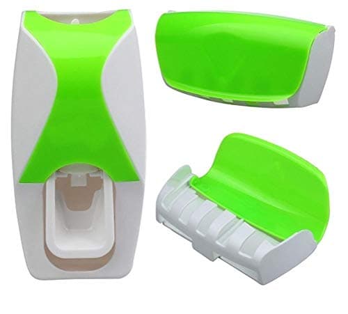 Set Dispenser Toothpaste Holder Toothbrush - Set Tools Bathroom