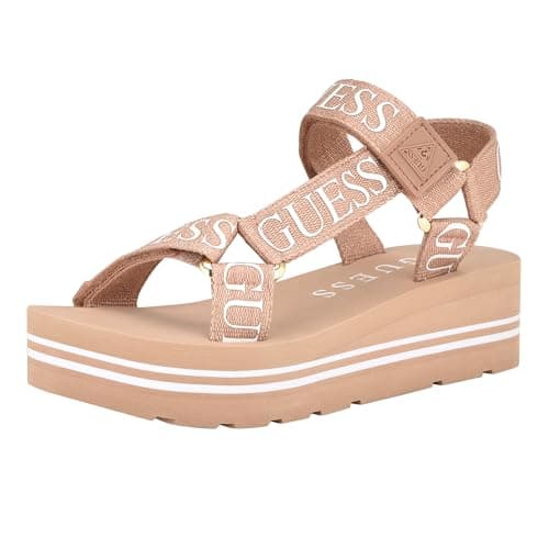 GUESS womens Avin Wedge Sandal