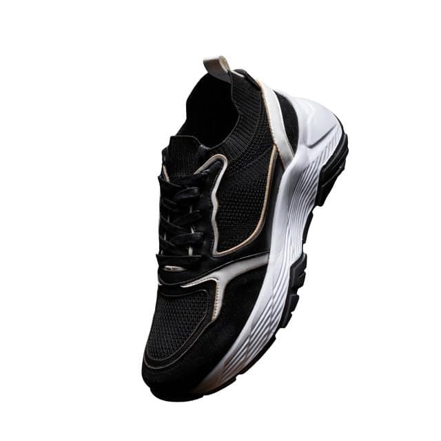 ZD Men's Knit Lace-Up Sneakers K.Z Magic Light Shoes