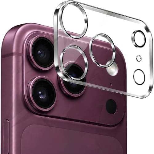 Camera Lens Protector Compatible With iPhone 18 Pro Max, Tempered Glass Clear Camera lenses