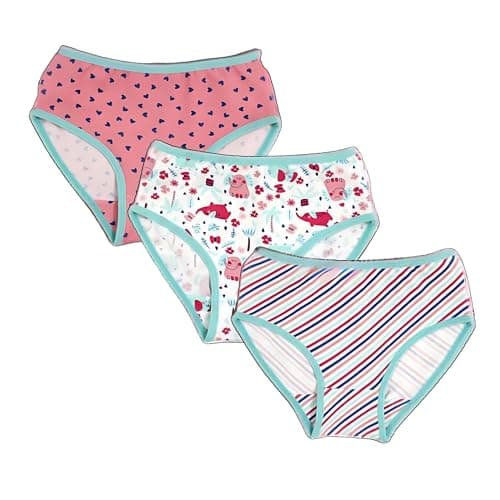 Colors Pack of 3 Cotton Printed Panties for Girls Underpants