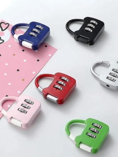 Durable Metal Combination Padlock with Resettable Digit Code for Gym Lockers School Bags Storage Cabinets and Secure Doors Heavy Duty Travel Lock