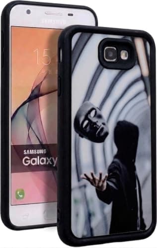 For Samsung Galaxy J7 Prime Stylish Printed Soft TPU Shockproof Case, Raised Camera Edges, Slim Fit Protective Cover, Design 2 Cellular phone case