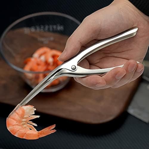 Generic - Prawn Peeler - Stainless Steel Shrimp Peel Device - Creative Kitchen Tools - Seafood Kitchen Gadgets Bladed food peeler