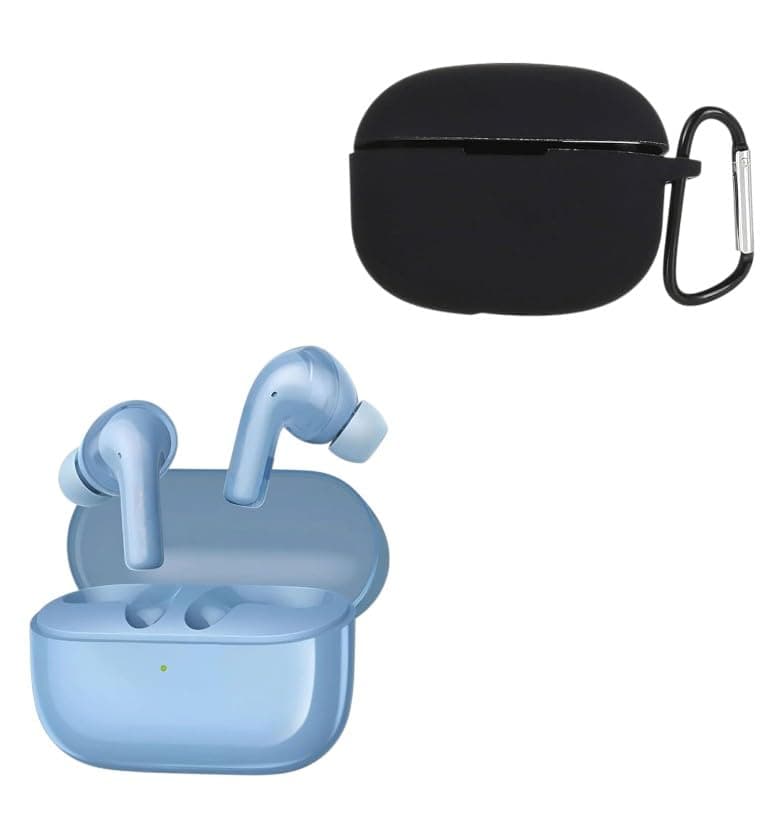Silicone Protective Case Cover with Keychain Clip for Oraimo 625 Headset (Black) Portable electronic device cover